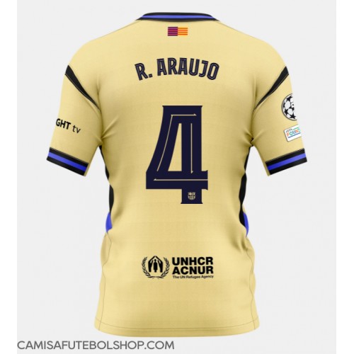 Camisa de time de futebol Barcelona Ronald Araujo #4 Replicas 2º Equipamento 2025-26 Manga Curta Camisa de time de futebol Barcelona Ronald Araujo #4 Replicas 2º Equipamento 2025-26 Manga Curta